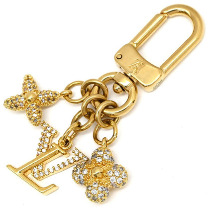 Louis Vuitton Bag Charm Micro Charm LV Iconic GP Strass Gold LV Initials