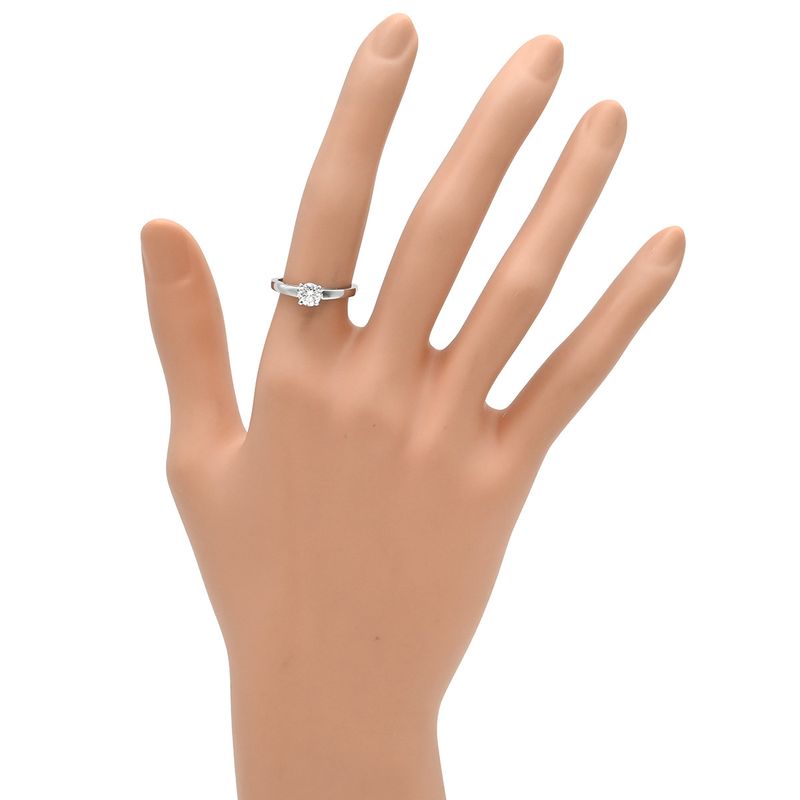 Bvlgari Bvlgari Ring Griffe Solitaire Diamond Ring Pt950 Diamond Platinum