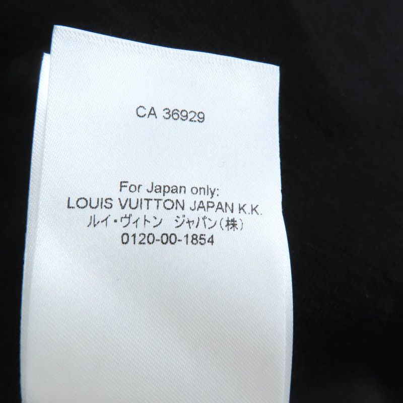 Louis Vuitton 25SS A-line Knit Long Skirt Black S With Hanger Garment Made In