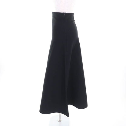 Louis Vuitton 25SS A-line Knit Long Skirt Black S With Hanger Garment Made In