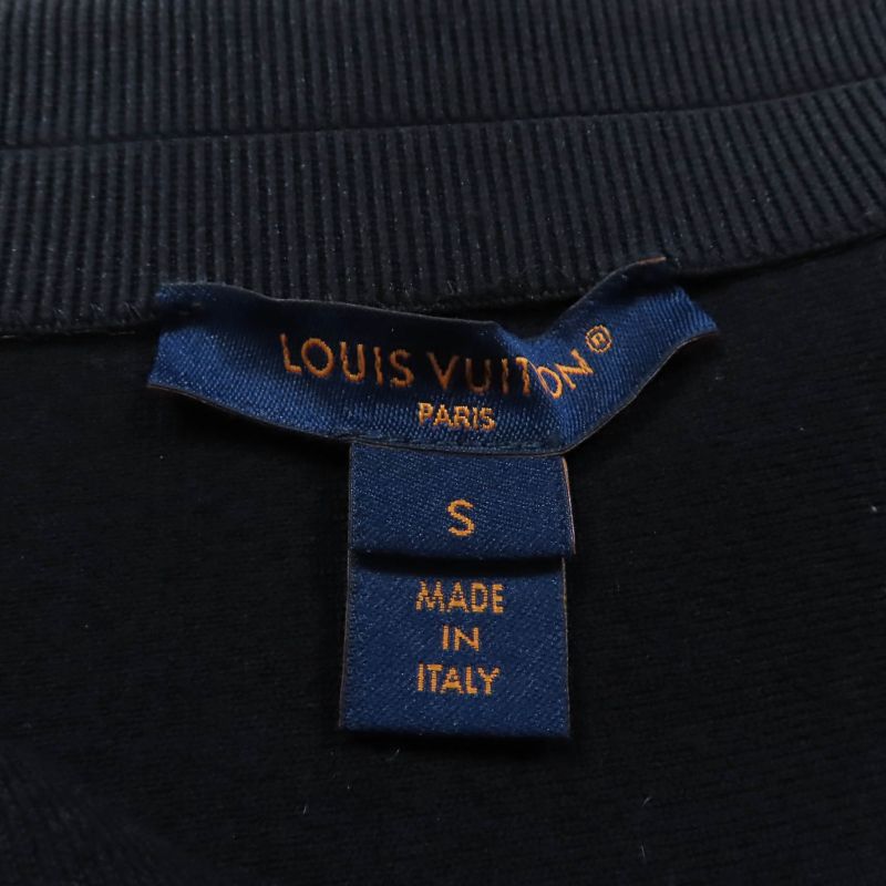 Louis Vuitton 25SS A-line Knit Long Skirt Black S With Hanger Garment Made In