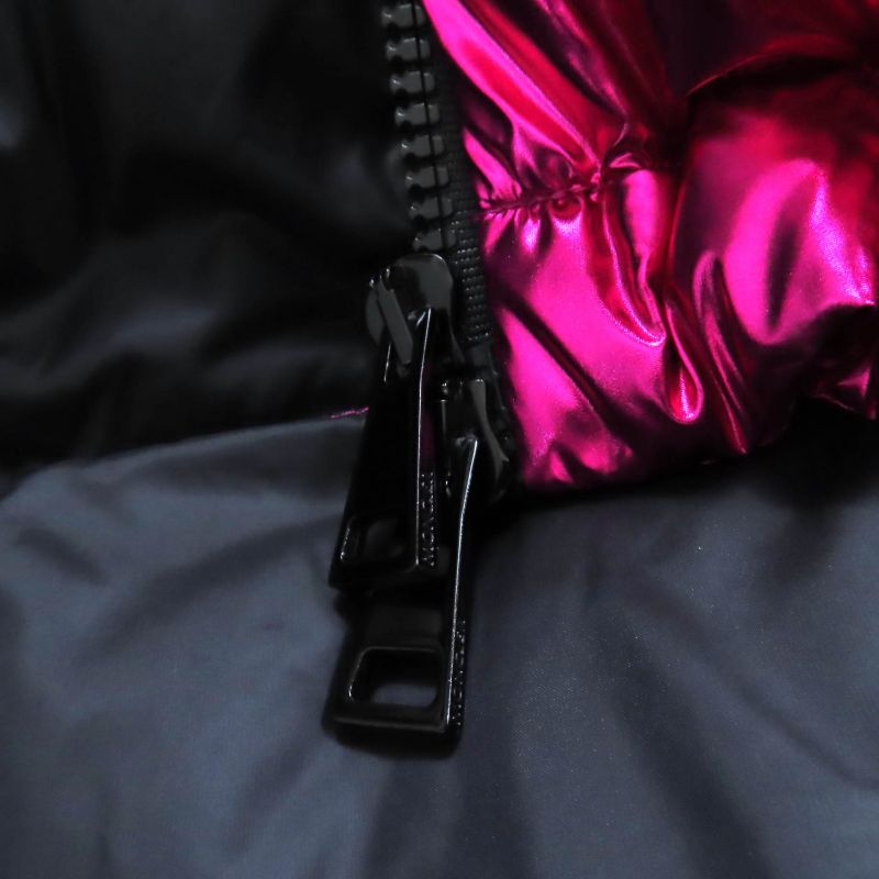 Moncler 2023 Blavet Zip Up Down Vest With Decalogo Patch Pink 0 Made In