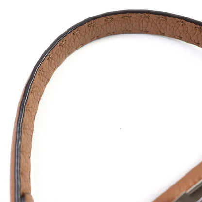 Fendi 8bn290 Peekaboo Regular Leather 2WAY Handbag Shoulder Bag Brown Made In