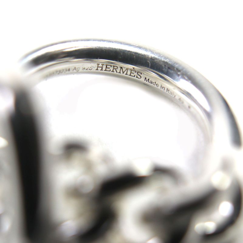 Hermes 2023 Croisette Ring Ag925 Accessory Ring Silver 49 Size Equivalent To