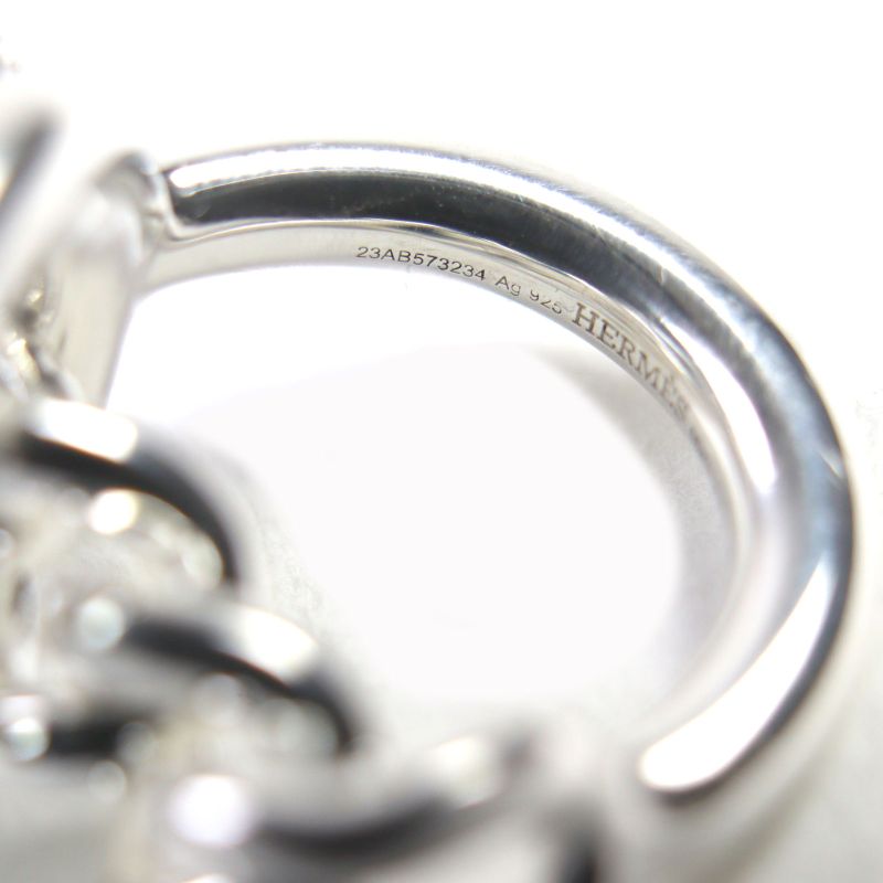 Hermes 2023 Croisette Ring Ag925 Accessory Ring Silver 49 Size Equivalent To