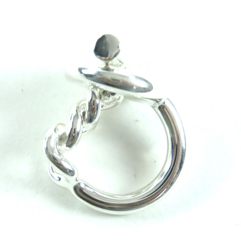 Hermes 2023 Croisette Ring Ag925 Accessory Ring Silver 49 Size Equivalent To