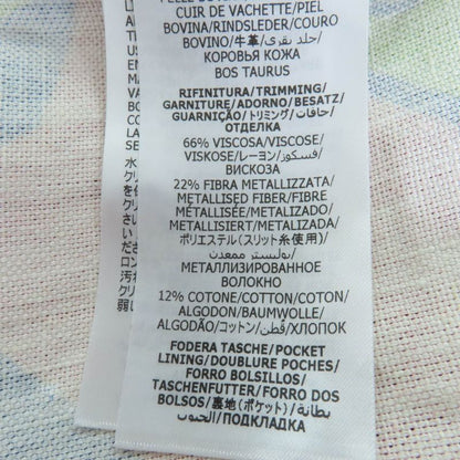 Gucci 23SS 746401 100% Linen Nut Print Jacket With Belt Multicolor 36 Hanger