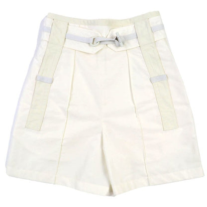 Hermes 23SS 3e0407dp Cotton Culotte Shorts With Nylon Cream 34 Made In France