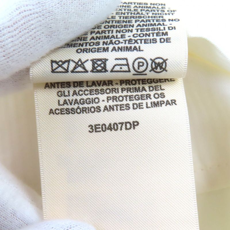 Hermes 23SS 3e0407dp Cotton Culotte Shorts With Nylon Cream 34 Made In France