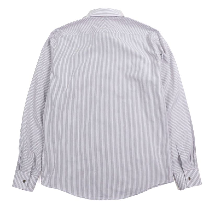 Hermes 100% Cotton Striped Pattern Sleeve Serie Buttons Long Sleeves Long