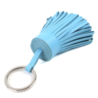 Hermes Carmen Agnomiro Celeste Silver Hardware Bagcharm With Boxmade In