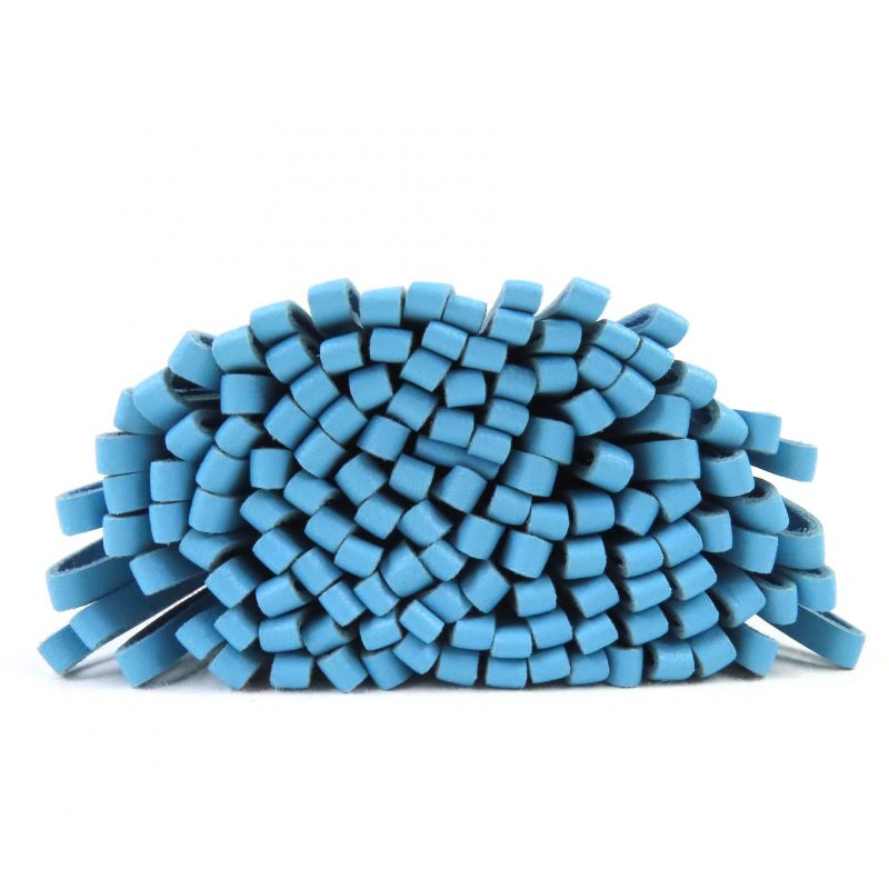 Hermes Carmen Agnomiro Celeste Silver Hardware Bagcharm With Boxmade In