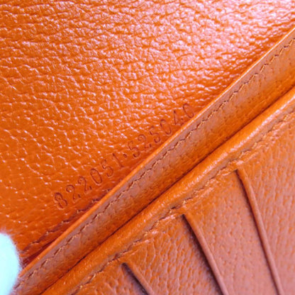 Gucci 822051 GG Canvas Leather Use Round Zip Wallet Long Wallet Current Beige