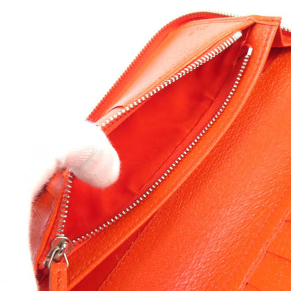 Gucci 822051 GG Canvas Leather Use Round Zip Wallet Long Wallet Current Beige