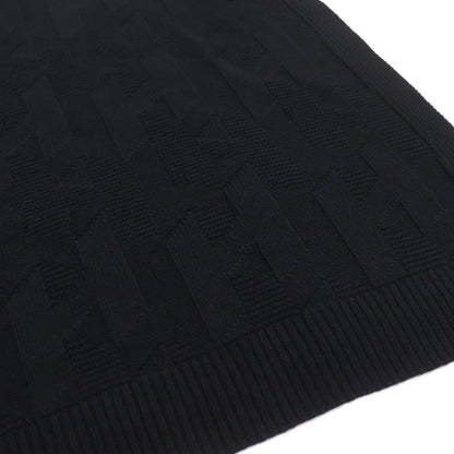 Hermes 4e2904d3 H Rectangular Cape Poncho 100% Virgin Wool H Pattern Cable-knit