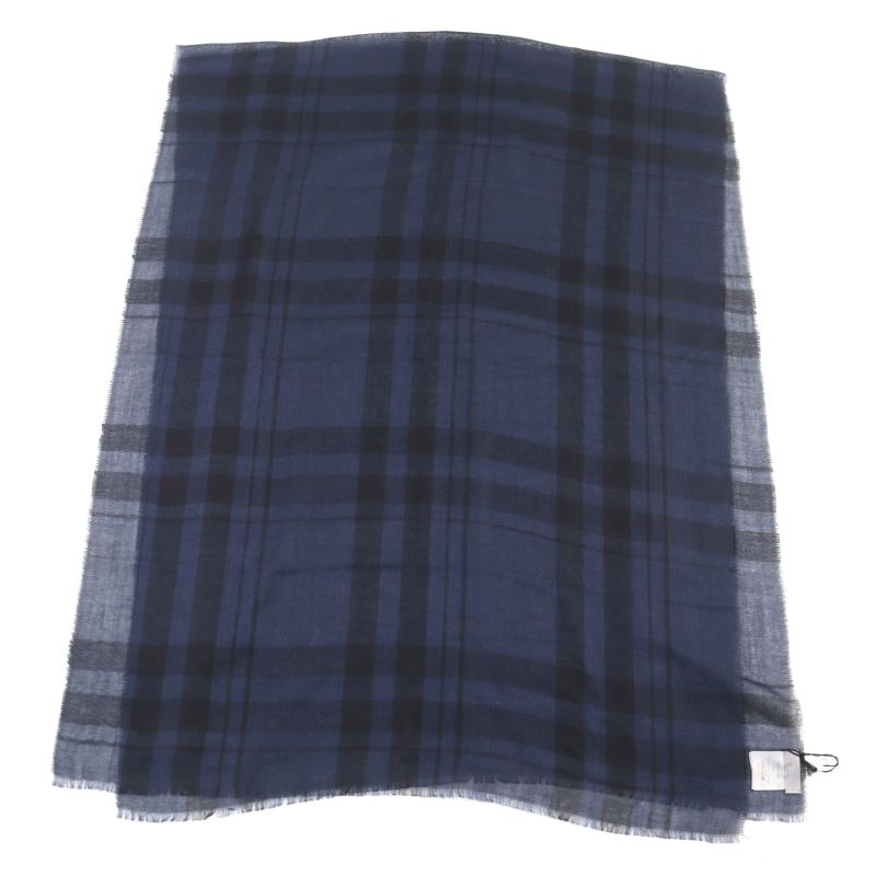 DIOR Homme DIOR Homme 133iae070856 Cashmere Silk Logo Embroidery Checked Scarf