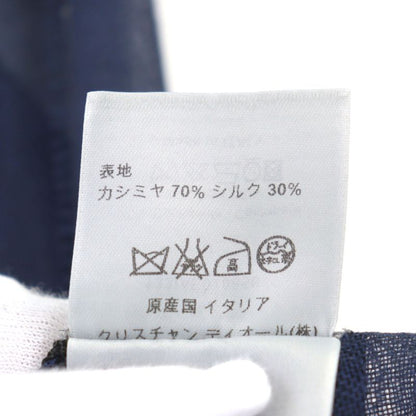 DIOR Homme DIOR Homme 133iae070856 Cashmere Silk Logo Embroidery Checked Scarf