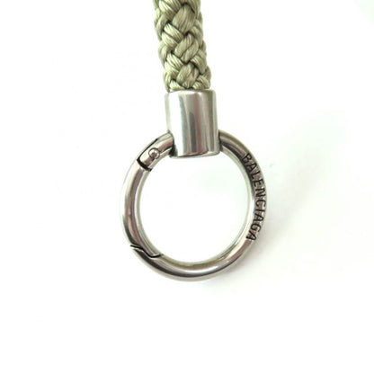 Balenciaga 695612 Ibiza Small 2-way Basket Bag With Logo Patch Khaki Storage