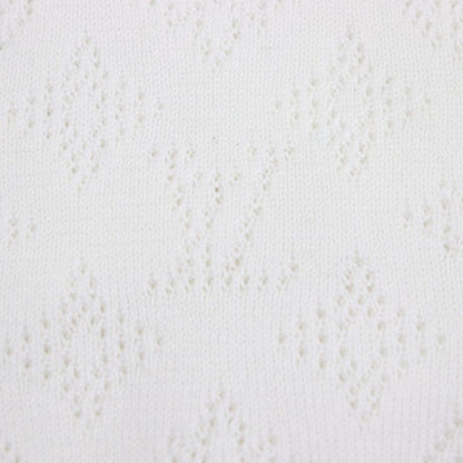 Louis Vuitton 25SS Hsn45w 100% Cotton Monogram Pointelle Pullover Sweatshirt