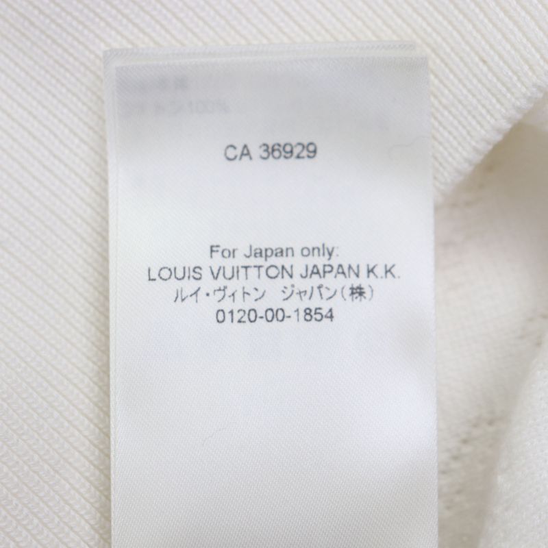 Louis Vuitton 25SS Hsn45w 100% Cotton Monogram Pointelle Pullover Sweatshirt