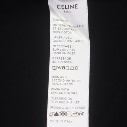Celine 23SS 2x87e671q 16 Skater Cotton Jersey Tee 100% Cotton Layered Design