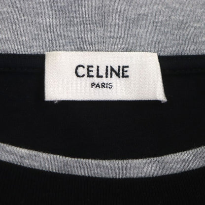 Celine 23SS 2x87e671q 16 Skater Cotton Jersey Tee 100% Cotton Layered Design