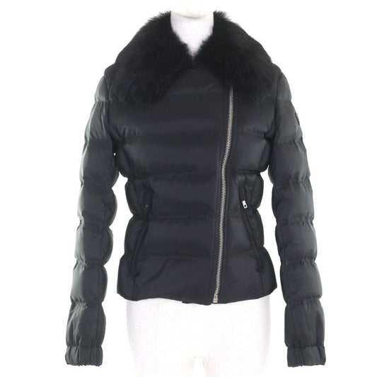 Prada 2020 29y510 Collar Lamb Fur With Triangle Logo Plate Short Length Down