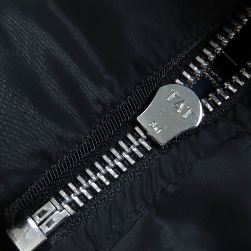 Prada 2020 29y510 Collar Lamb Fur With Triangle Logo Plate Short Length Down