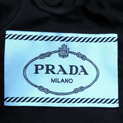 Prada 2020 29y510 Collar Lamb Fur With Triangle Logo Plate Short Length Down