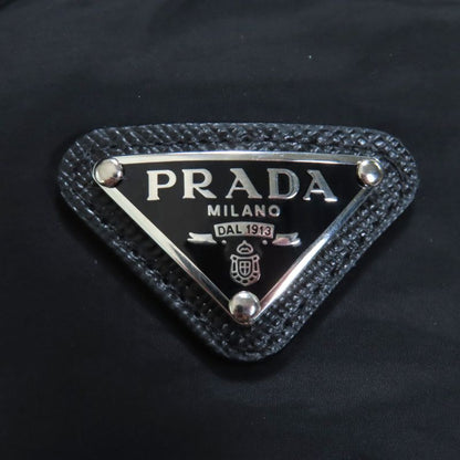 Prada 2020 29y510 Collar Lamb Fur With Triangle Logo Plate Short Length Down