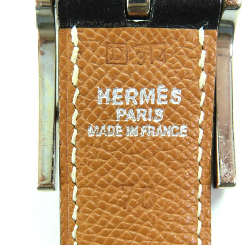 Hermes Vintage Silver Hardware Margiela Period H Design Buckle