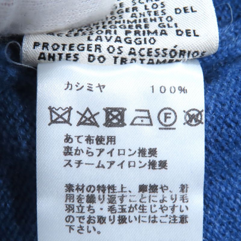 Hermes 100% Cashmere Knee-length Short-sleeved Knit Dress With Silver H Logo