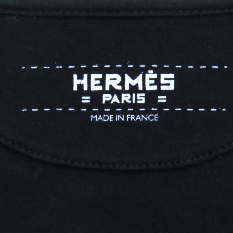 Hermes Bouclerie D'attelage 100% Cotton Chest Pocket Embroidery Drawstring