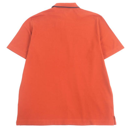 Hermes 20SS 100% Cotton H Logo Embroidery Short Sleeve Short Sleeve Polo Shirt