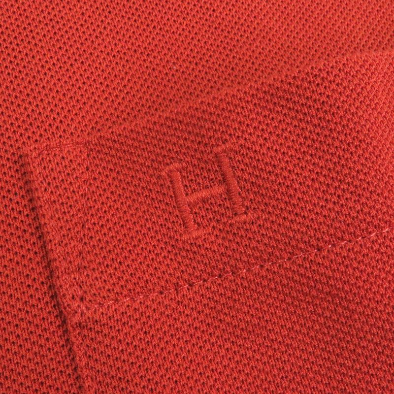 Hermes 20SS 100% Cotton H Logo Embroidery Short Sleeve Short Sleeve Polo Shirt