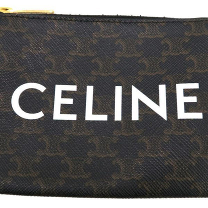 Celine Coin Purse / Celine Printed Triomphe Canvas 10c662ca238no [A Rank