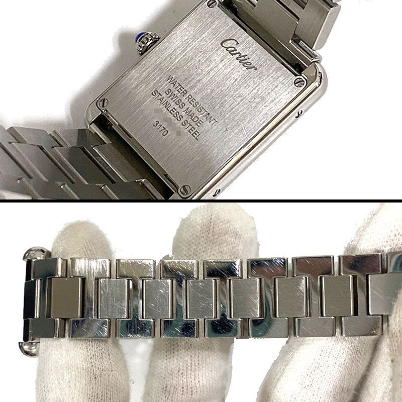 Cartier Tank Solo SM W5200013 Silver Dial