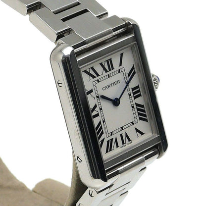 Cartier Tank Solo SM W5200013 Silver Dial