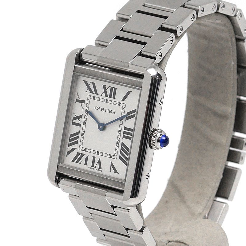 Cartier Tank Solo SM W5200013 Silver Dial