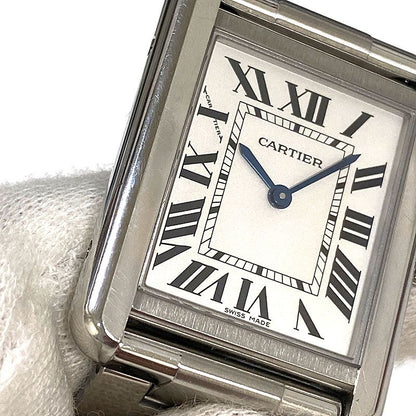 Cartier Tank Solo SM W5200013 Silver Dial