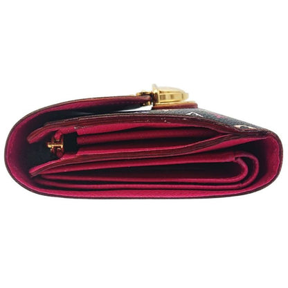 Louis Vuitton Multicolor Portefeuille Joy Foldable Wallet Black/pink