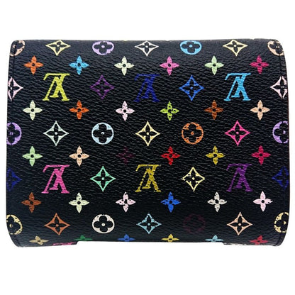 Louis Vuitton Multicolor Portefeuille Joy Foldable Wallet Black/pink