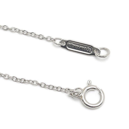 Tiffany & Co Solitaire Necklace Pt950 D0.25ct F-vs1-ex