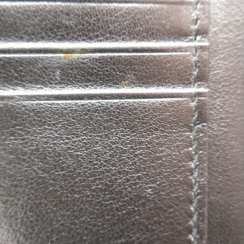 Fendi Compact Wallet 8m0468 Leather Silver Bifold Wallet Purse 0162 Fendi