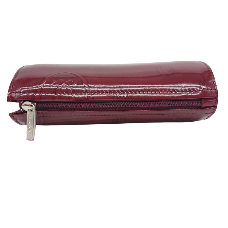 [unused] Cartier Happy Birthday Pouch Pencil Case With Box/card For Gift