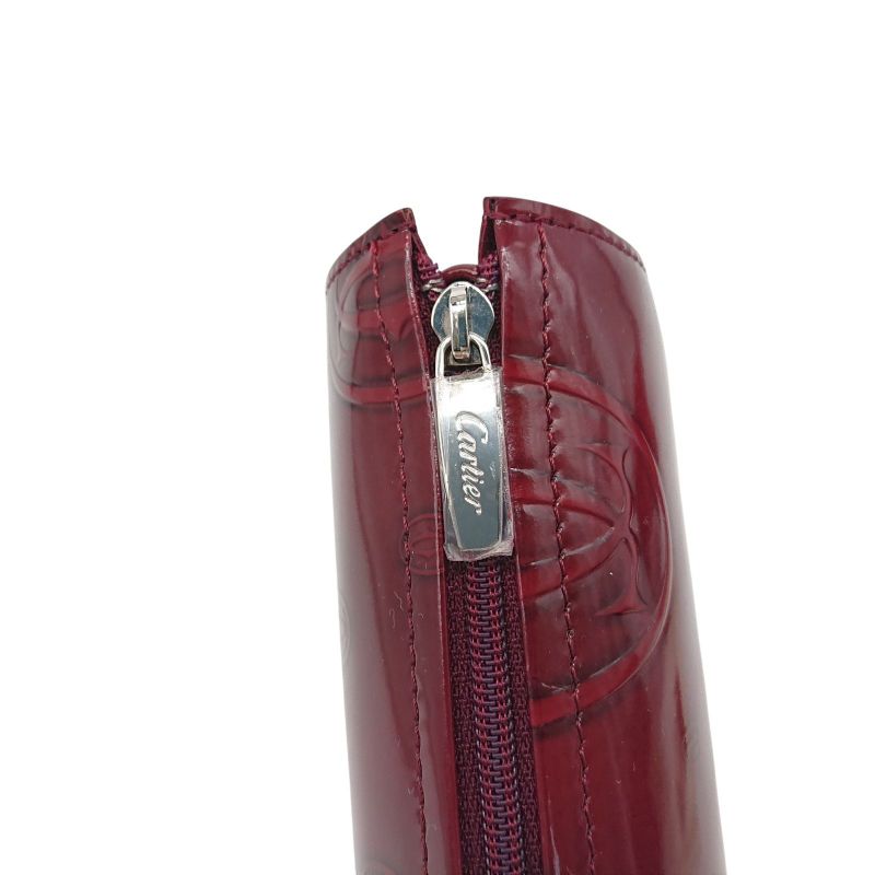 [unused] Cartier Happy Birthday Pouch Pencil Case With Box/card For Gift