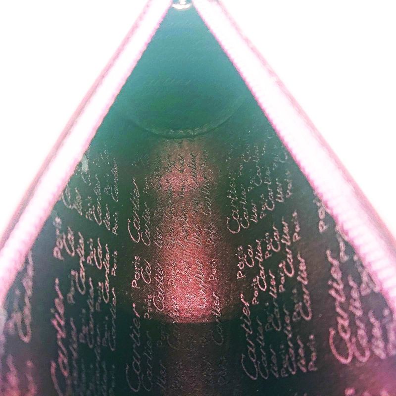 [unused] Cartier Happy Birthday Pouch Pencil Case With Box/card For Gift