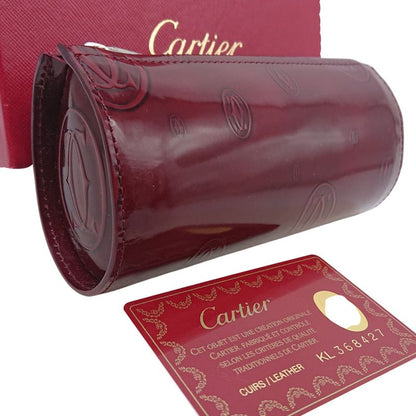 [unused] Cartier Happy Birthday Pouch Pencil Case With Box/card For Gift