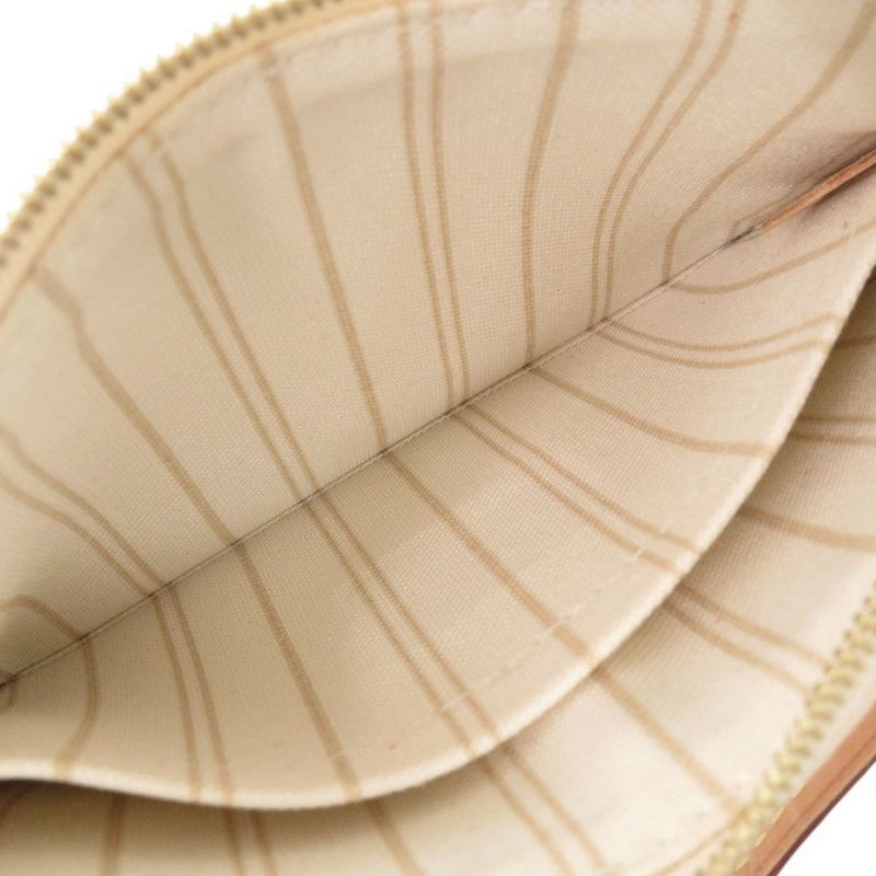 Louis Vuitton Neverfull Pouch For PM Damier Azure White Pouch LV 1304 Louis