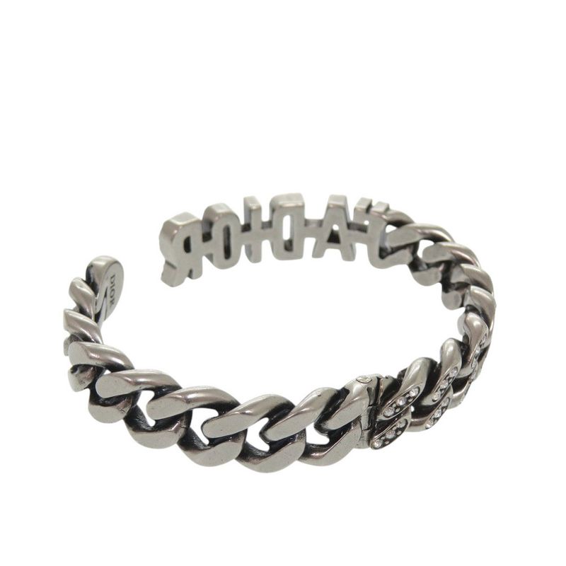 Christian Dior J'adior Metal Rhinestone Silver Bracelet 1366 Christian Dior
